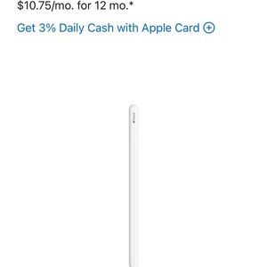 Apple Pencil 2nd Gen in White